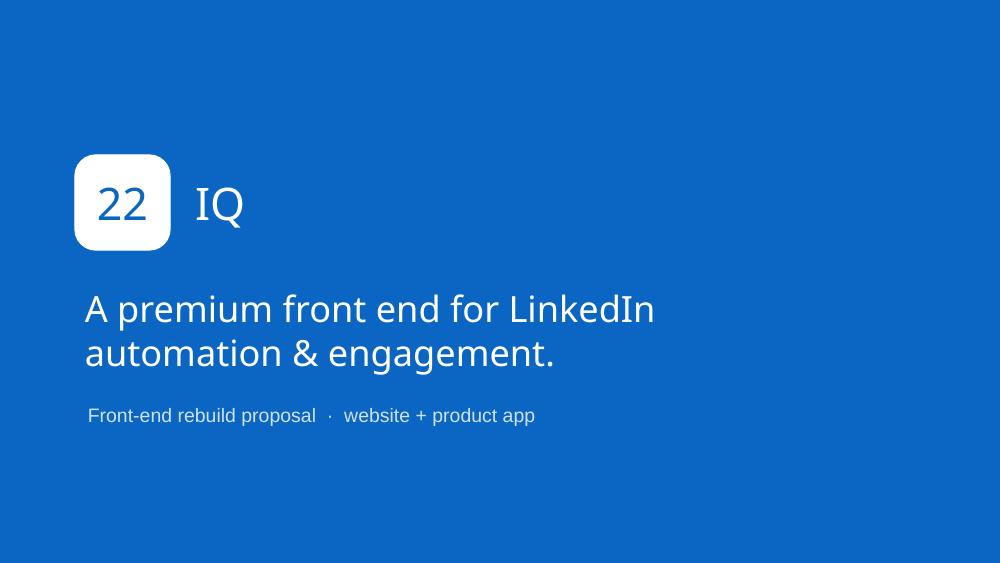 22IQ proposal slide 1